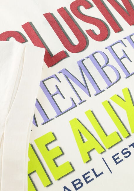 Creme ALIX THE LABEL T-shirt LADIES KNITTED ALIX CLUB T-SHIRT - large