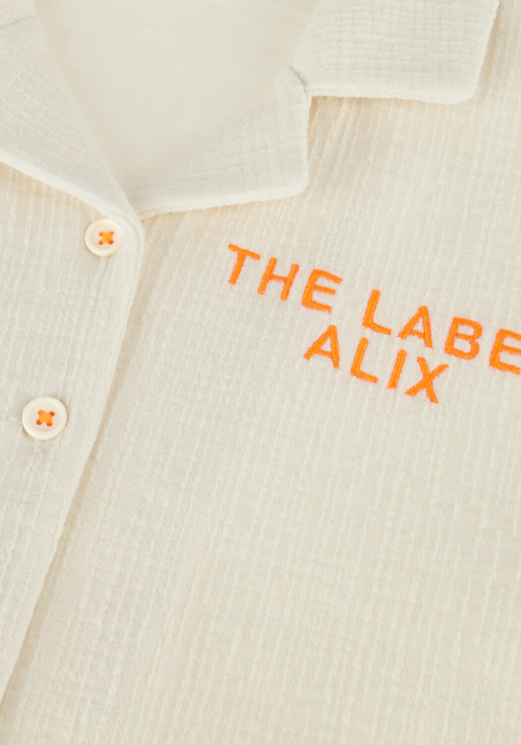 ALIX MINI Meisjes Blouses Shortsleeve Blouse Creme