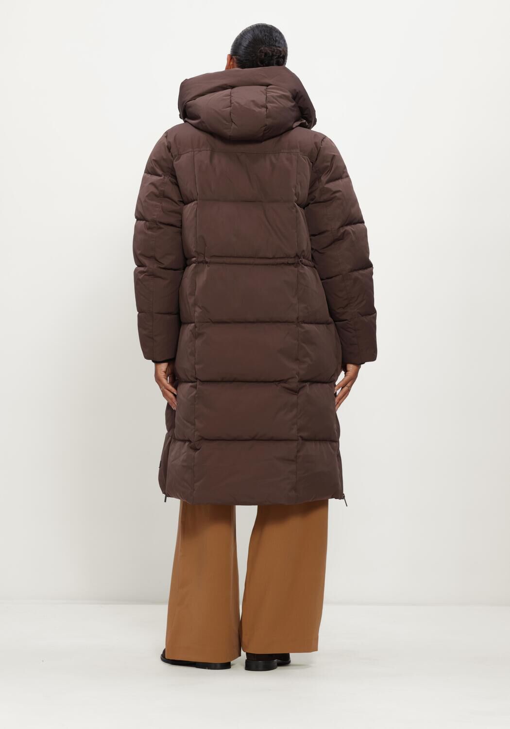 Bruine MSCH COPENHAGEN Gewatteerde jas MSCHZALA PAVINARIA JACKET - large