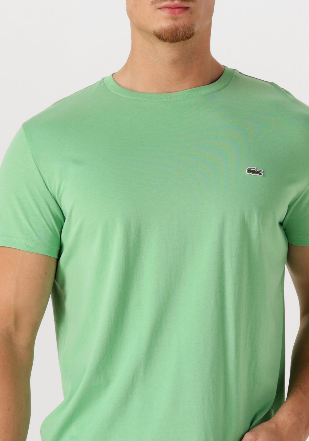 LACOSTE Heren Polo's & T-shirts 1tht1 Mens Tee-shirt 12 Groen