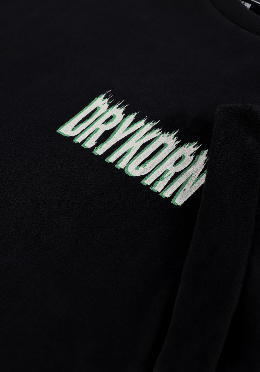 Zwarte DRYKORN T-shirt THILO FLAME - large