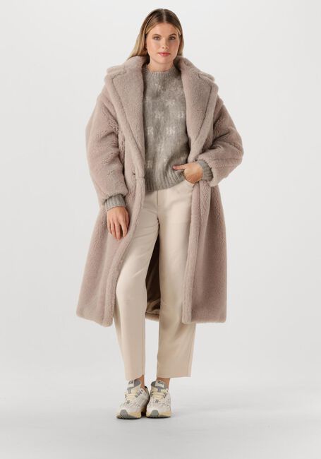 Taupe STUDIO AR Trui ALYSSA BRUSHED KNIT - large