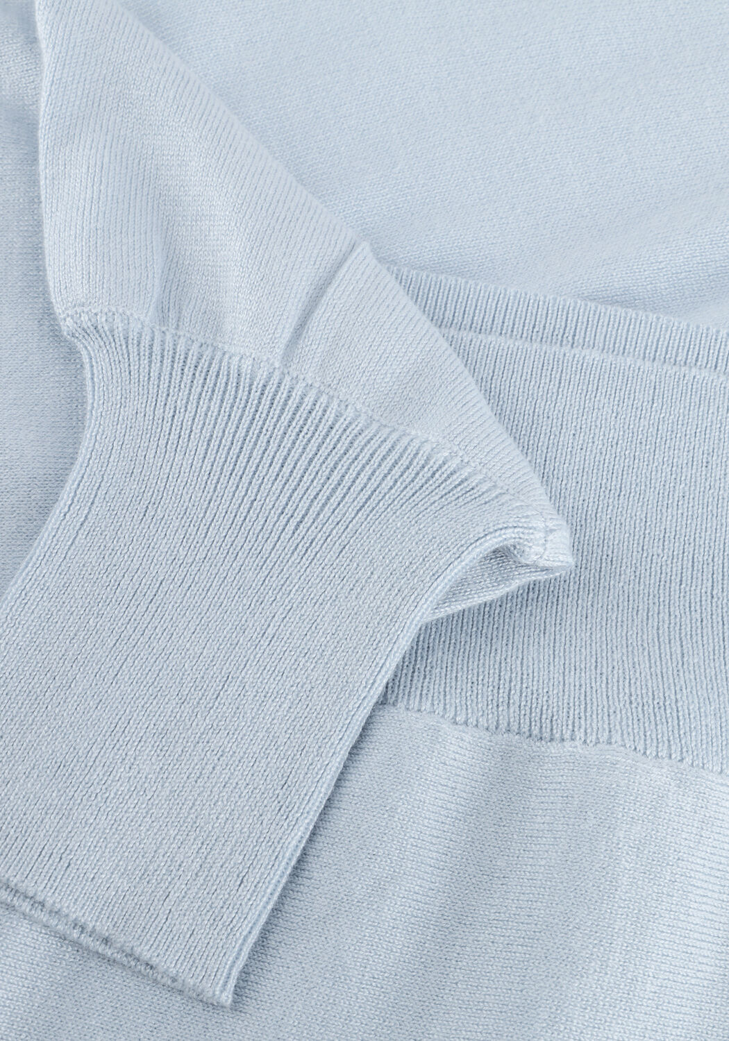 Lichtblauwe MINUS Trui MSDANA BAT SLEEVE KNIT PULLOVER - large