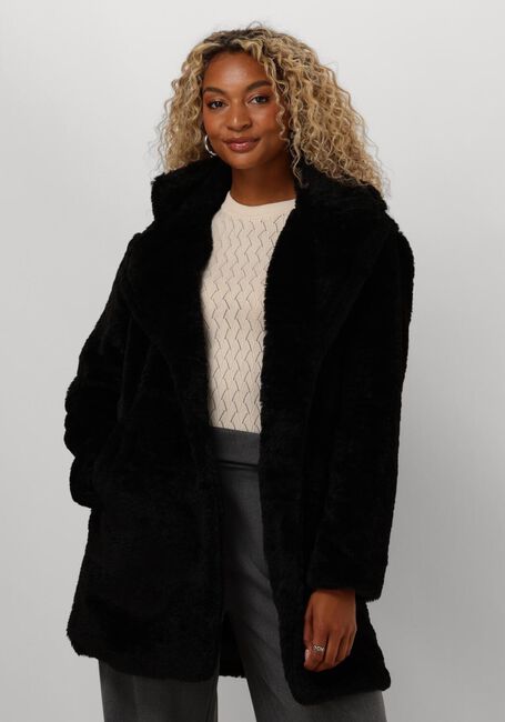Zwarte NOTRE-V Faux fur jas NV-ECRIN - large