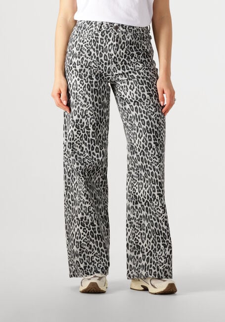 Grijze OBJECT Wide jeans OBJSENI MOJI HW JEANS - large