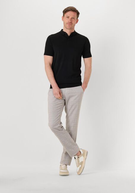 Zwarte GENTI Polo POLO BUTTON SS K2046-1260 - large