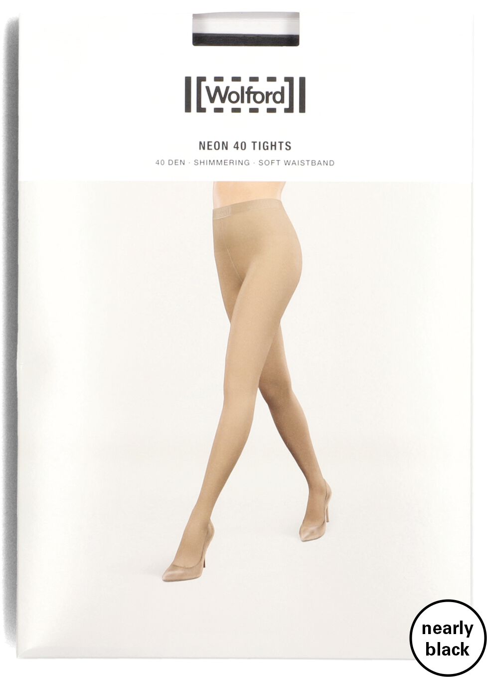 WOLFORD Dames Beenmode Neon 40 Tights Zwart