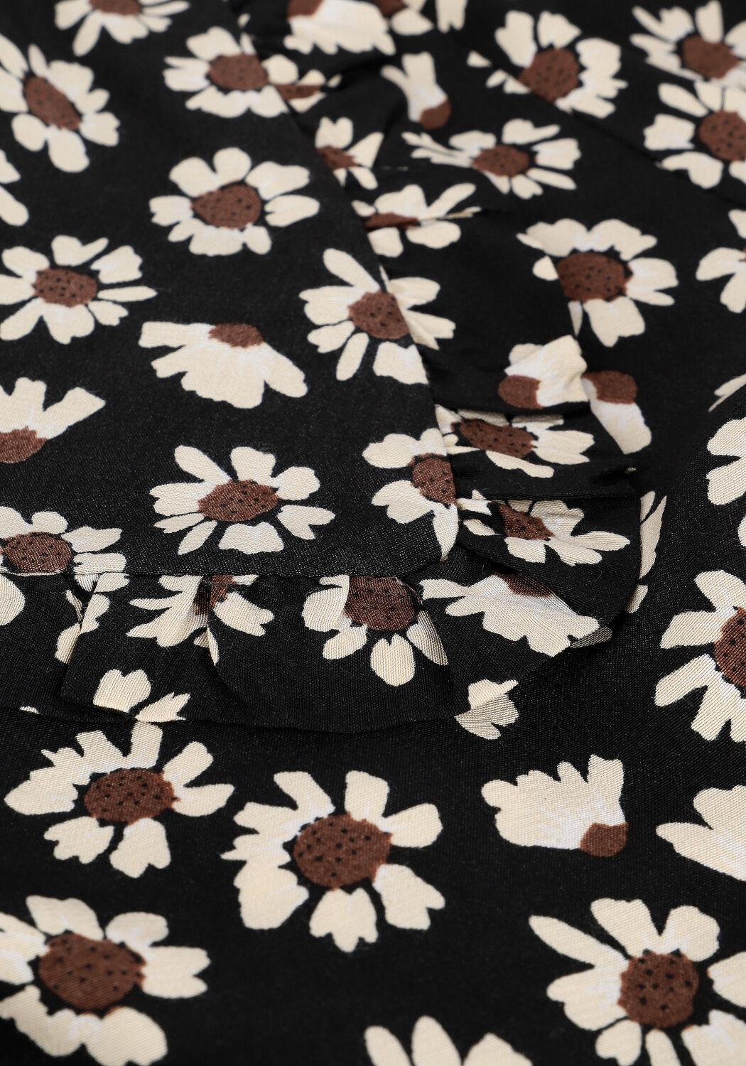 Bruine CATWALK JUNKIE Mini jurk DR SUNFLOWERS - large