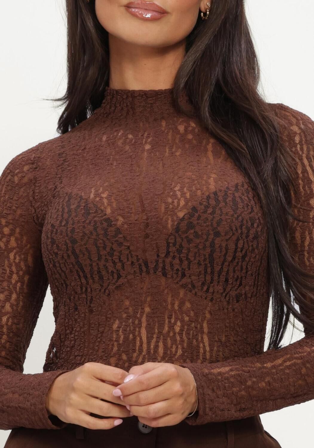 Bruine YDENCE Top TOP ROBERTA - large