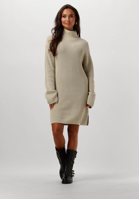 Beige CALVIN KLEIN Mini jurk CHUNKY LOOSE SWEATER DRESS - large