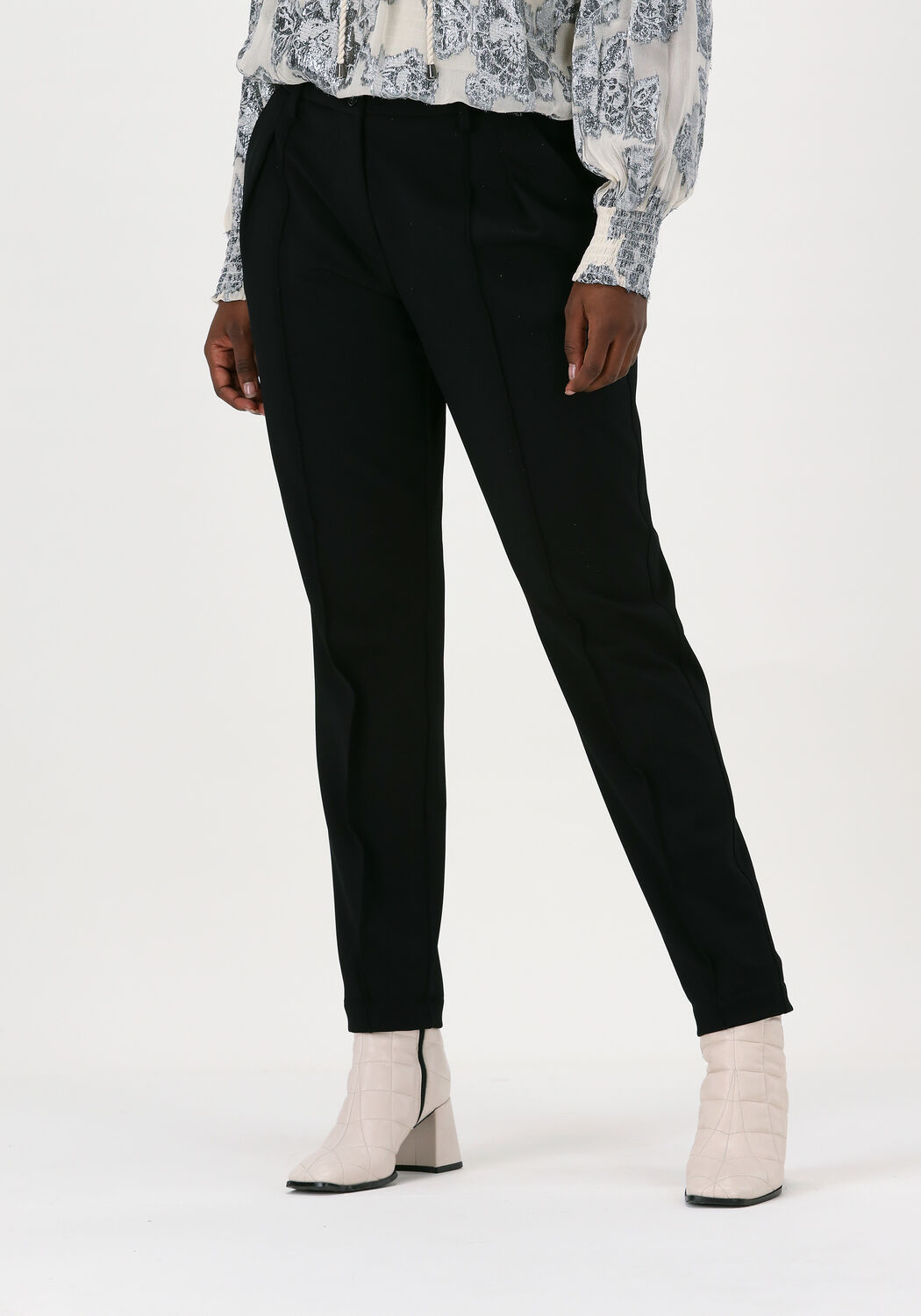 Zwarte SUMMUM Jumpsuit TROUSERS GABARDINE STRETCH - large