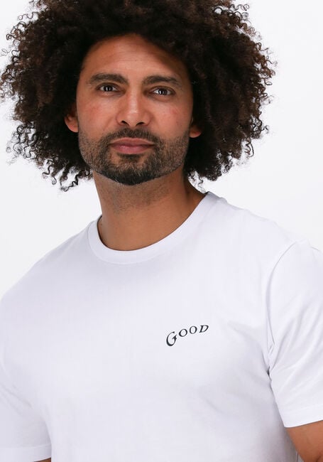 Witte THE GOODPEOPLE T-shirt TEX - large