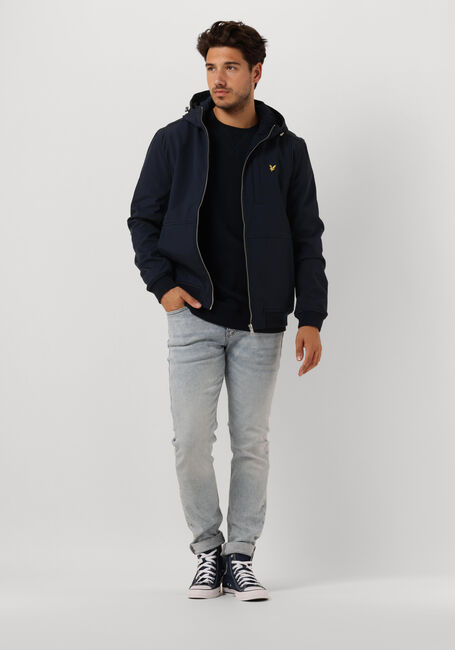 Donkerblauwe LYLE & SCOTT Jack SOFTSHELL JACKET - large