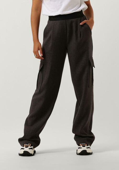 Grijze ACCESS Cargobroeken PLEATED CARGO PANTS - large
