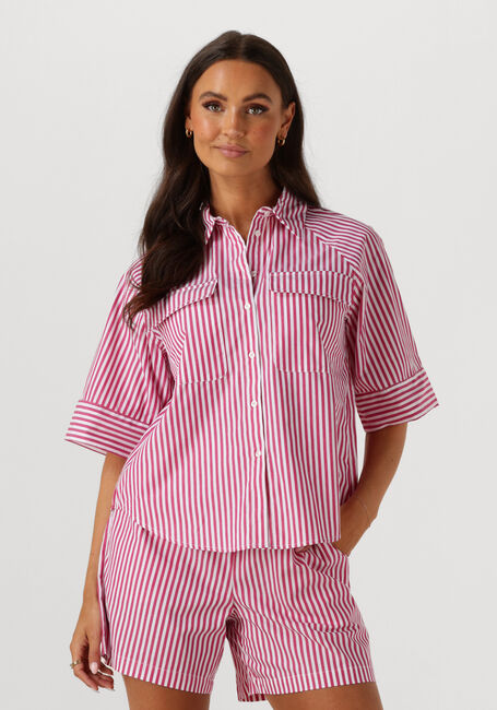 Bruine MODSTRÖM Blouses TIPSYMD PRINT SHIRT - large