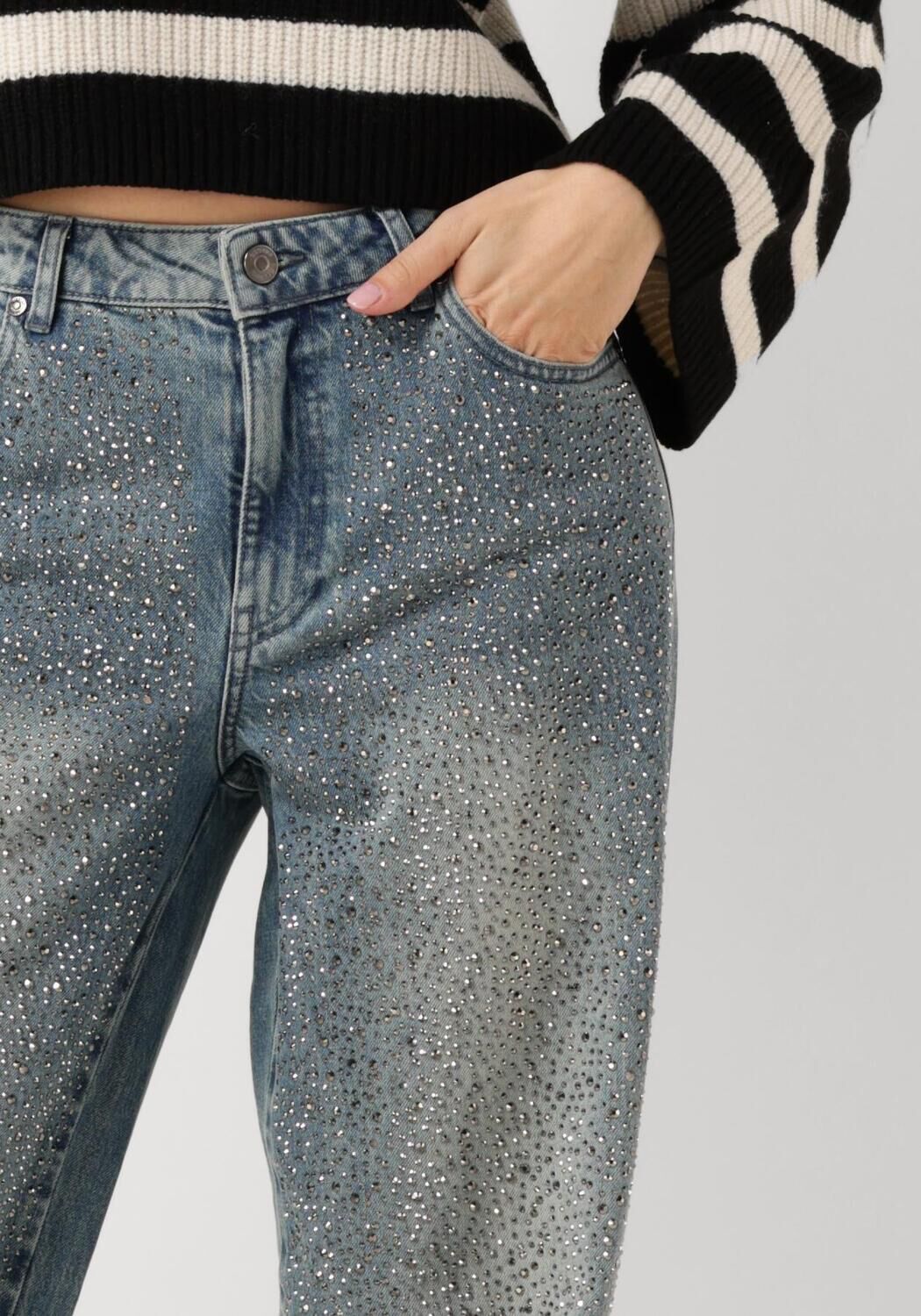 GESTUZ Dames Jeans Zorahgz Mw Jeans Blauw