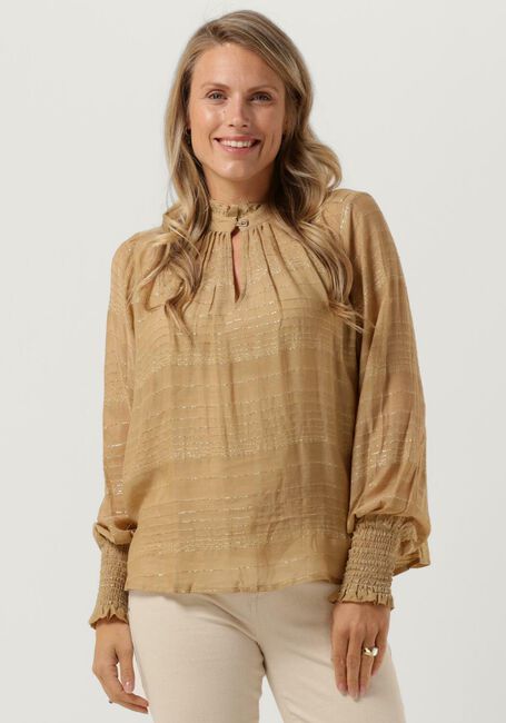 Gouden MOS MOSH Blouses MACHA LUREX LS BLOUSE - large