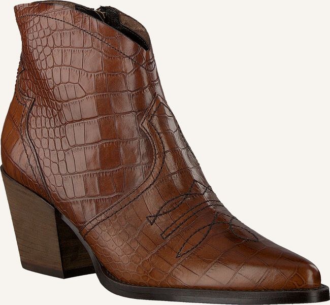 Cognac PAUL GREEN Enkellaarsjes 9666 Cognac PAUL GREEN Enkellaarsjes 9666 - large