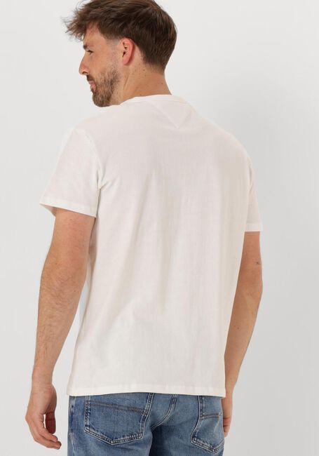 Witte TOMMY JEANS T-shirt TJM REG BADGE TEE EXT - large