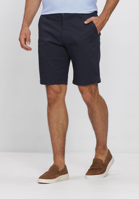 Donkerblauwe MATINIQUE Casual overhemd MATHOMAS SHORT - large