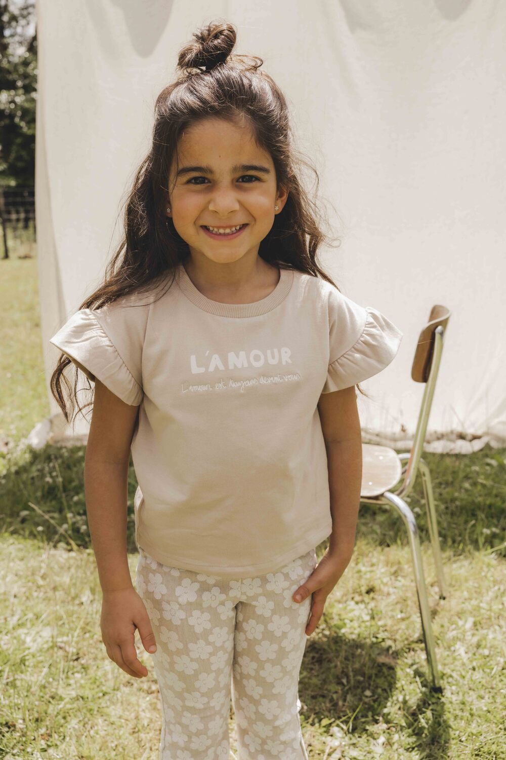 LOOXS Little Meisjes Tops & T-shirts 2511-7480 Beige