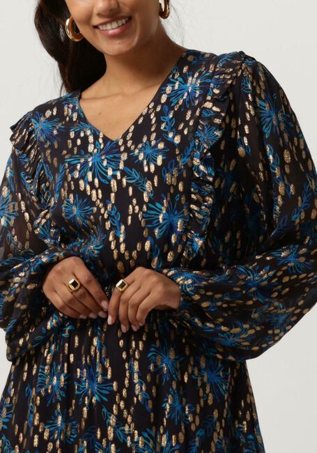 Donkerblauwe CIRCLE OF TRUST Mini jurk EVA DRESS - large