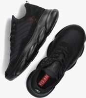 Zwarte RED-RAG Lage sneakers 13483 - medium
