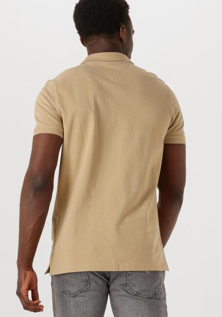 Beige TOMMY JEANS Polo TJM SLIM PLANCKET POLO EXT - large