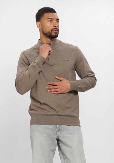 Taupe PURE PATH Trui LIGHT WEIGHT HIDDEN HALF-ZIP - large