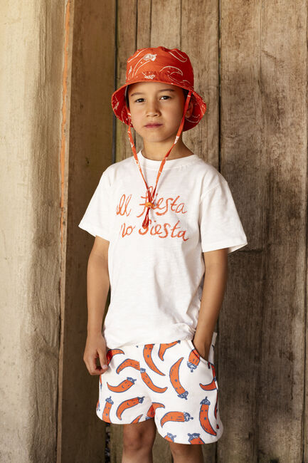 Witte AMMEHOELA T-shirt ZOE - large