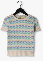 Creme WANDER & WONDER T-shirt FLORAL KNIT TWIN SET - medium