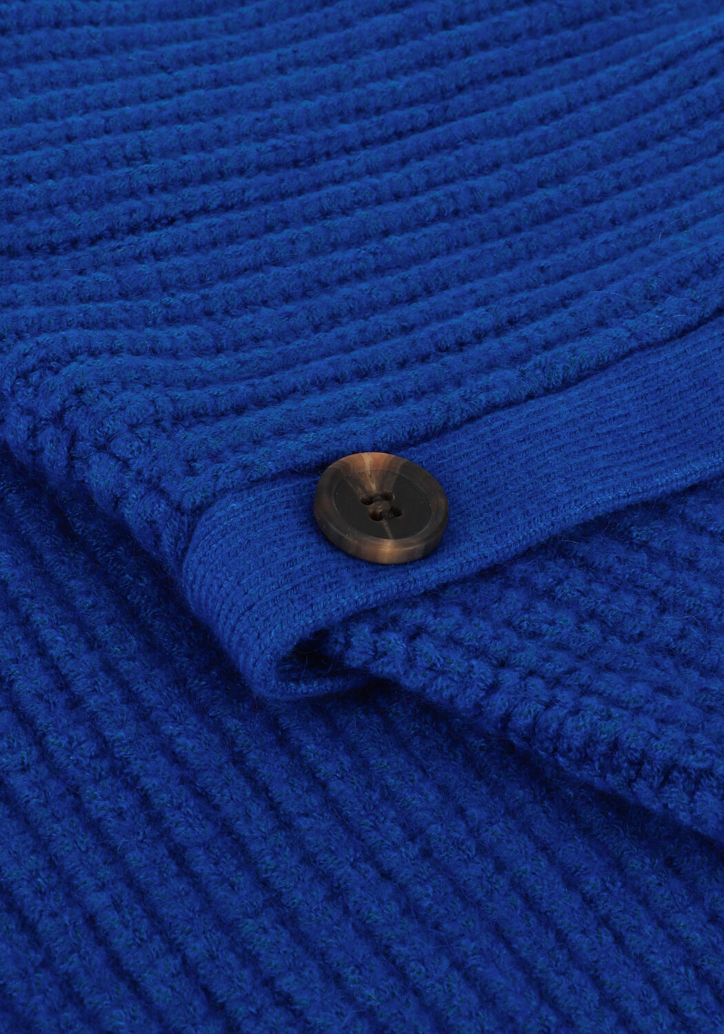 Blauwe CO'COUTURE Trui ROWIE BUTTON KNIT - large