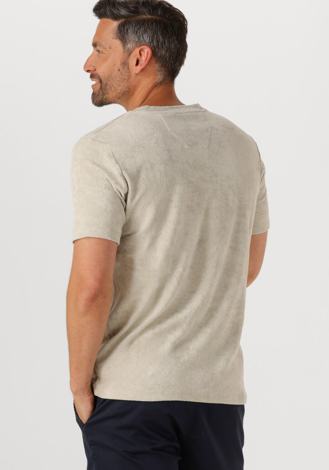 DSTREZZED Heren Polo's & T-shirts Ethan Tee Creme