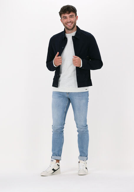 Witte DSTREZZED Sweater BOATNECK L/S FANCY TERRY STRIPE - large