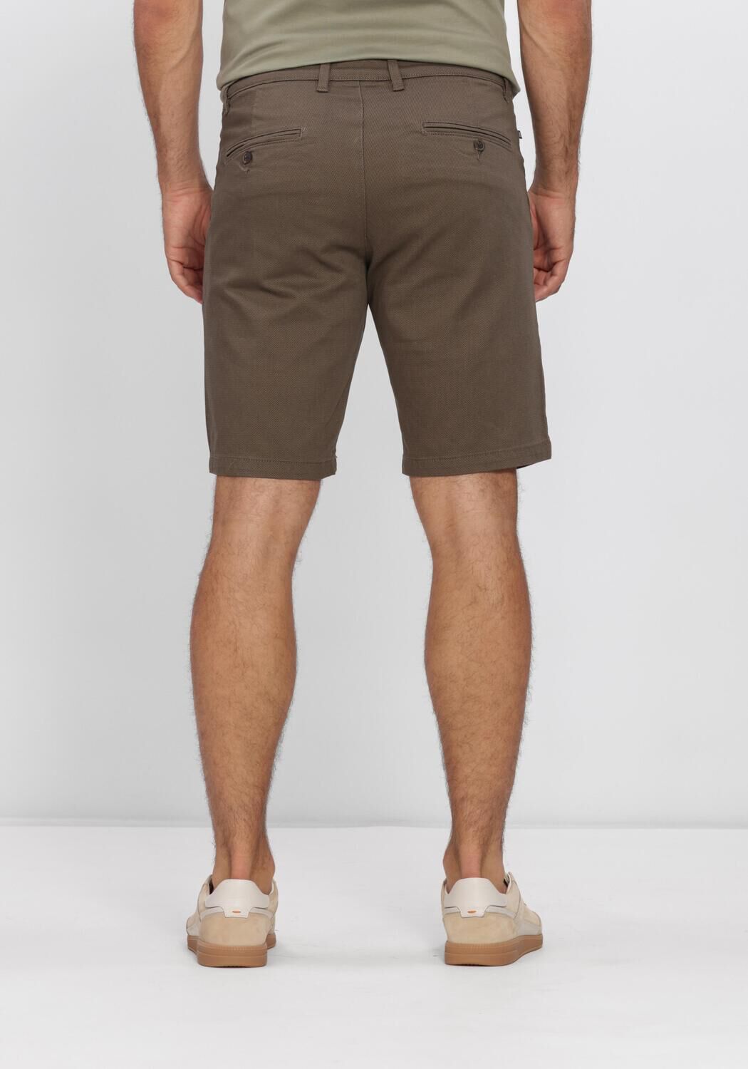 Taupe MATINIQUE Casual overhemd MATHOMAS SHORT - large
