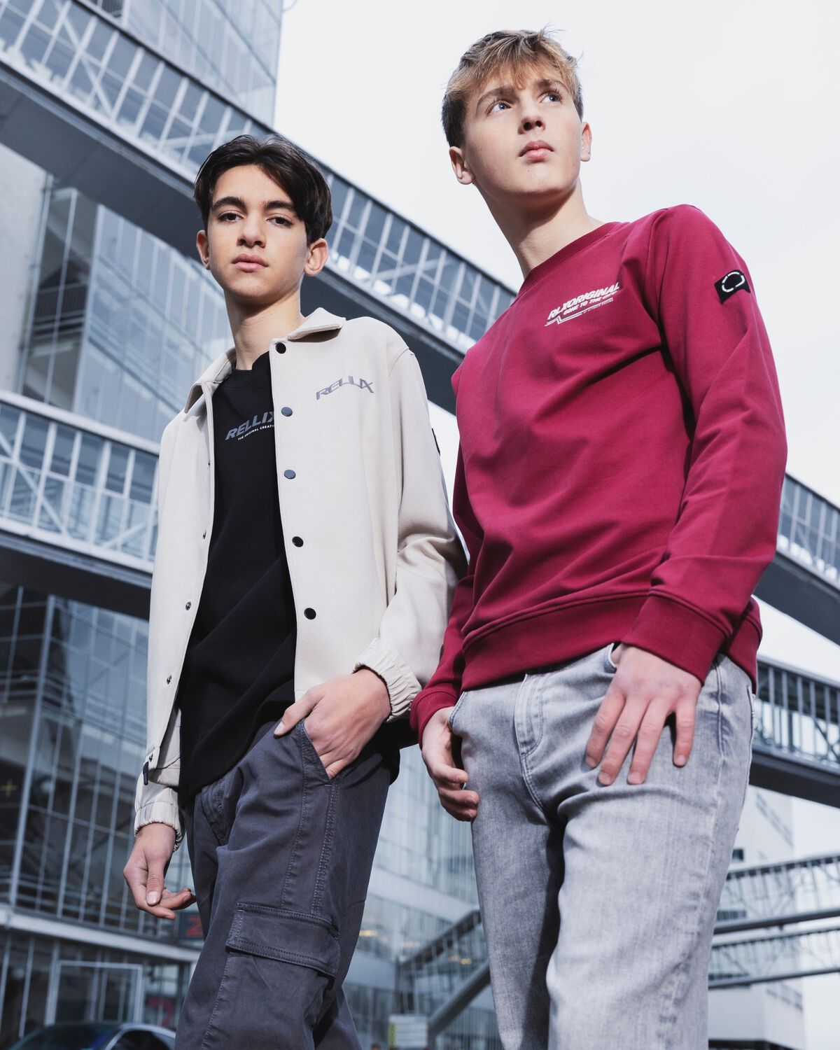 Beige RELLIX Jack SWEAT JACKET RELLIX - large