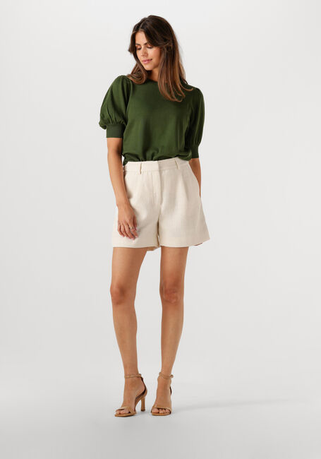 Donkergroene MINUS Trui LIVA KNIT TEE - large