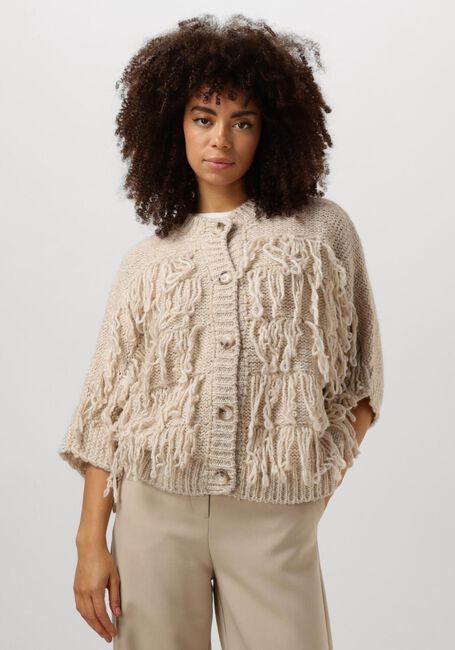 Witte SUMMUM Vest CARDIGAN 3/4 SLEEVE FRINGE KNIT - large