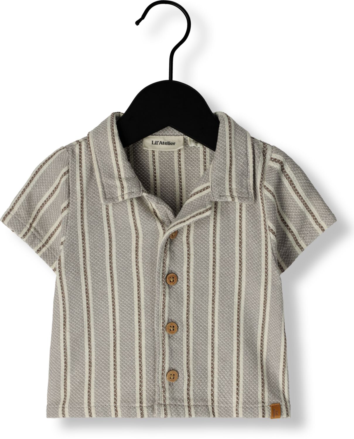 LIL' ATELIER Baby Blouses & Overhemden Nbmfrede Ss Loose Shirt Lil Taupe
