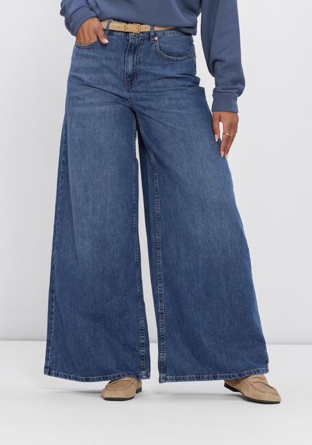 Blauwe MSCH COPENHAGEN Wide jeans MSCHTURIG ALENA PANTS - large