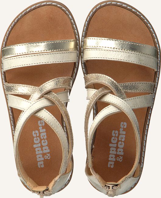 Gouden APPLES & PEARS Platte sandalen FAUNA Gouden APPLES & PEARS Platte sandalen FAUNA - large