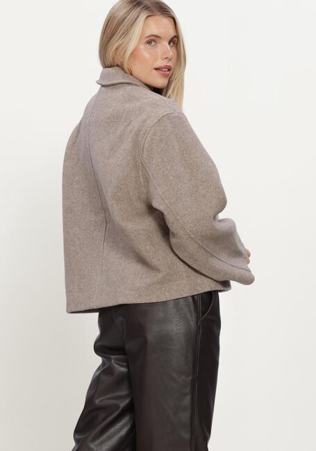 Taupe NEO NOIR Jack HAMRA HERRINGBONE TWILL JACKET - large