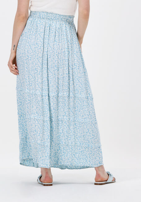 Lichtblauwe Y.A.S. Maxirok YASSTELLI HW ANKLE SKIRT - large
