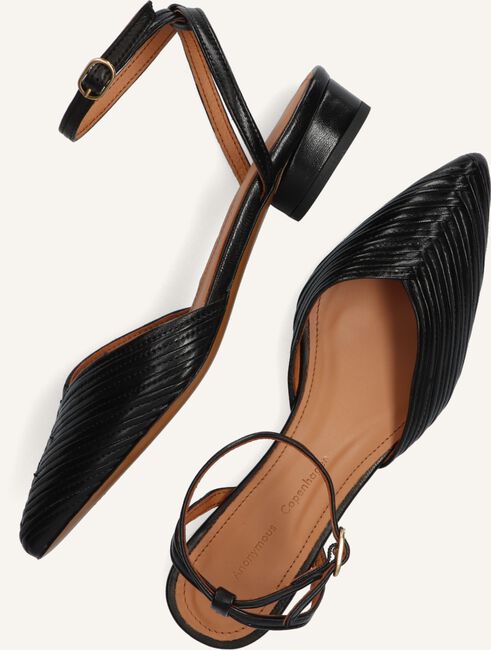 Zwarte ANONYMOUS COPENHAGEN Platte sandalen GIVIA 20 Zwarte ANONYMOUS COPENHAGEN Platte sandalen GIVIA 20 - large