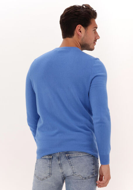 Blauwe LYLE & SCOTT Trui COTTON MERINO CREW JUMPER - large