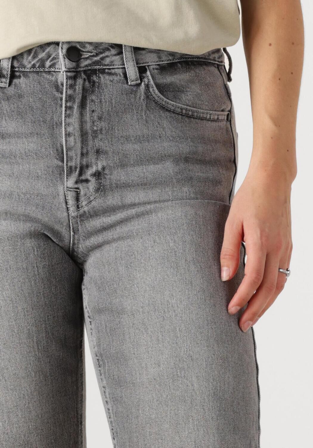 MY ESSENTIAL WARDROBE Dames Jeans 35 The Louis 139 High Wide Y Grijs