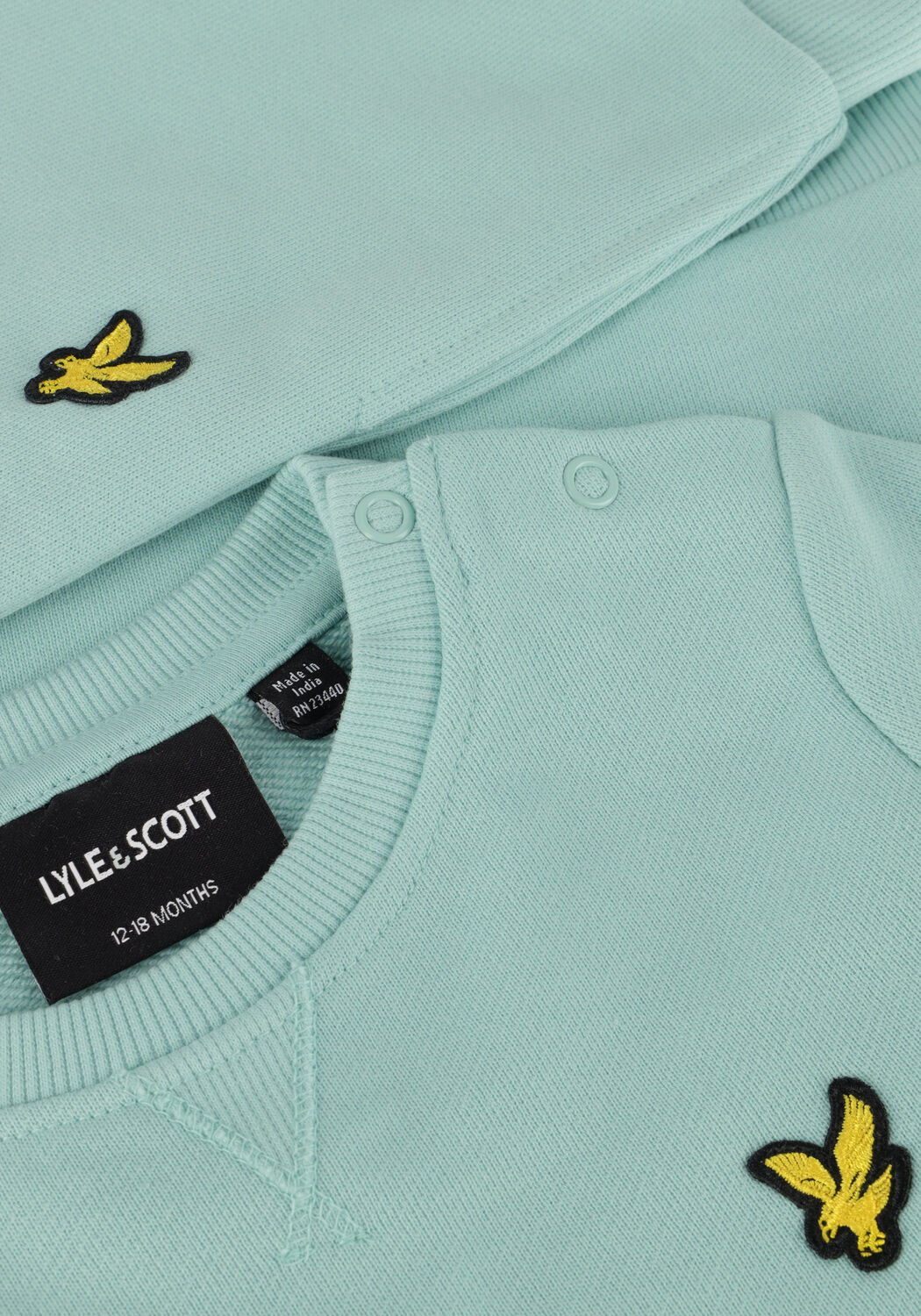 Lichtblauwe LYLE & SCOTT Boxpakken CREW NECK + JOGGER SET - large