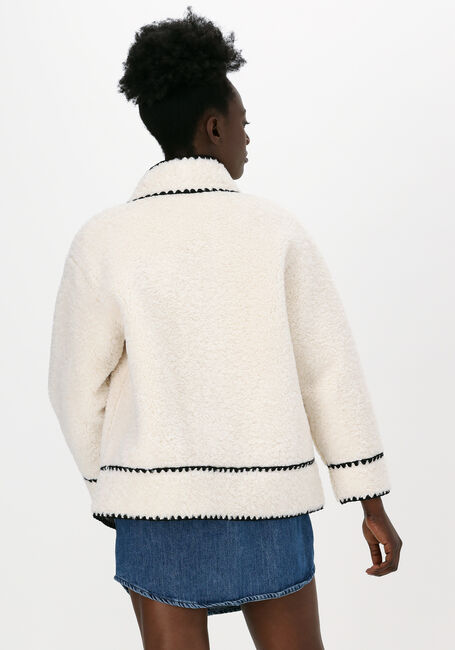Witte SILVIAN HEACH Teddy jas SHEEPSKIN JACKET VARME - large