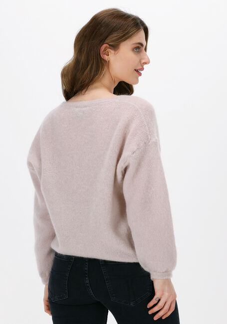 Beige AMERICAN DREAMS Trui SILJA V NECK KNIT - large
