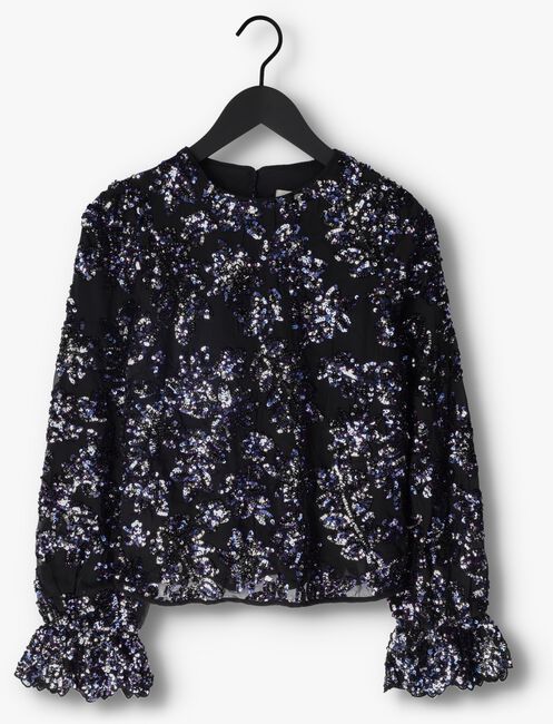 Donkerblauwe FABIENNE CHAPOT Blouse SASSY SEQUIN TOP - large